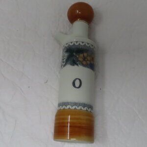 1970 Goebel Country Burgund Bavaria Oil Dispenser 8" Cork Topper